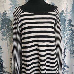 4 x $15. Old Navy Black and White Striped Sweater